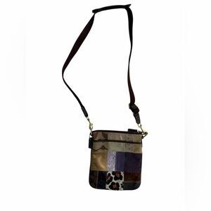 Vintage Coach Patchwork Crossbody Bag Y2K